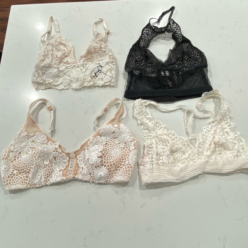Victoria  Secret Intimate Lace Bras. size S-M $35 for 4 bras